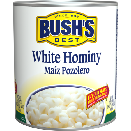 BUSHS BEST Bush's Best White Hominy #10 Can, PK6 01728
